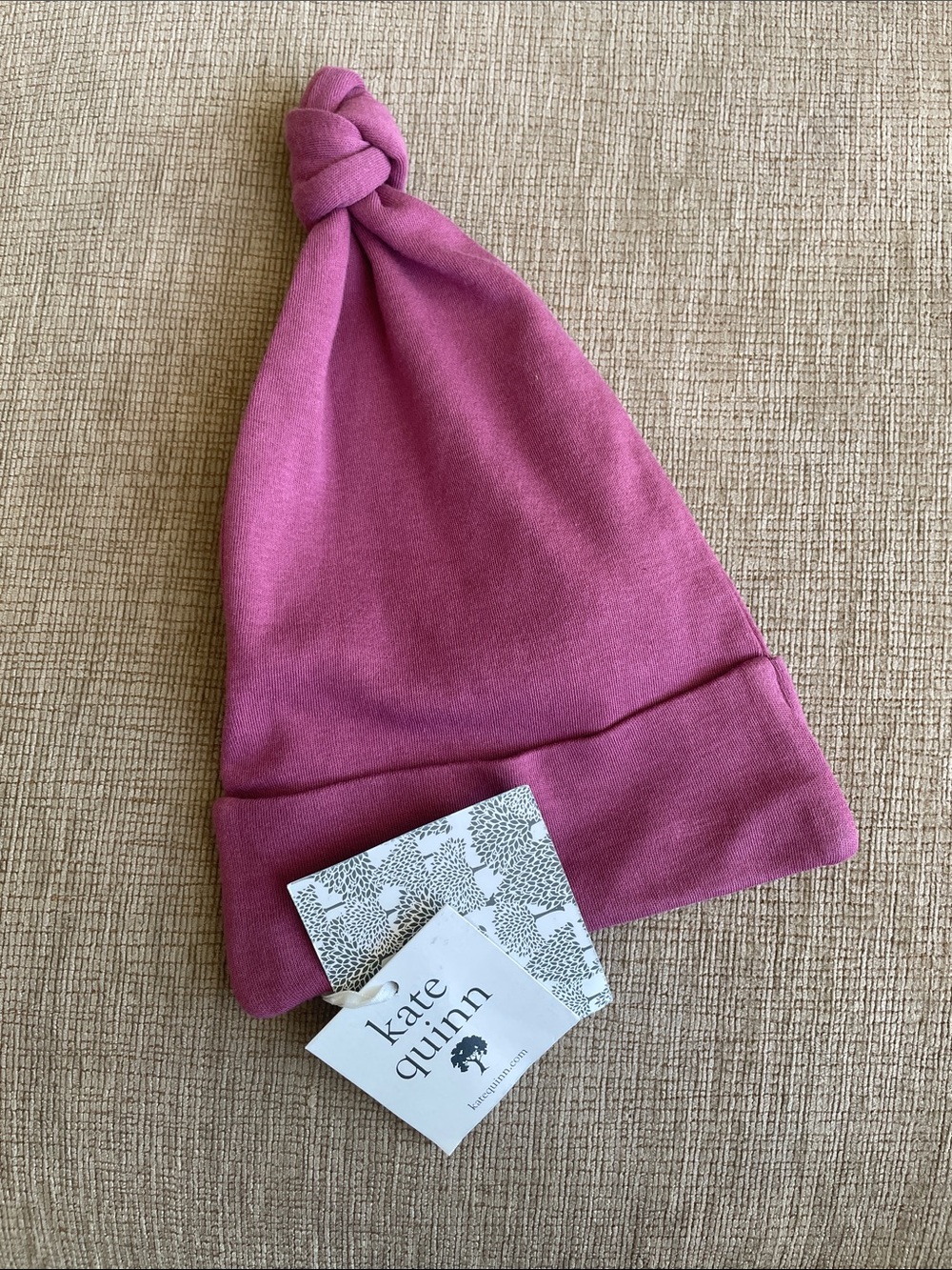 kate quinn NWT 3-6 mo baby terry elf knotted hat